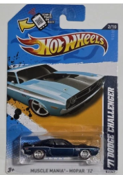 HOT WHEELS 2012 SUPER TREASURE HUNT BLUE '71 DODGE CHALLENGER