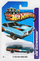 HOT WHEELS 2013 SUPER TREASURE HUNT '72 FORD GRAN TORINO SPORT