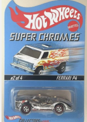 HOT WHEELS RLC SUPER CHROMES FERRARI P4