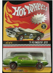 HOT WHEELS RLC NEO CLASSICS GREEN '71 PLYMOUTH GTX