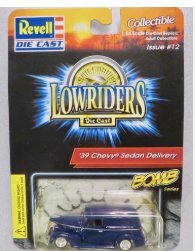 REVELL LOWRIDERS BLUE '39 CHEVY SEDAN DELIVERY