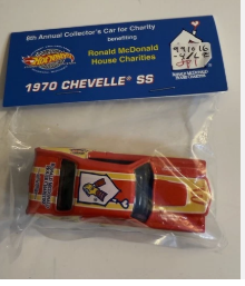 HOT WHEELS 13TH ANNUAL COLLECTORS CONVENTION RONALD MCDONALD 1970 CHEVELLE SS IN BAGGIE