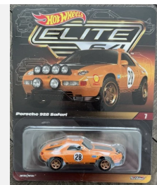 HOT WHEELS RLC ELITE 64 ORANGE PORSCHE 928 SAFARI