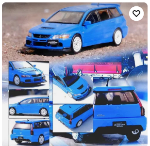 Inno64 1:64 Lancer Evolution IX Wagon - Blue