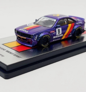 INNO64 1:64 Nissan Silvia S14 BOSS “Rocket Bunny” #8 Purple