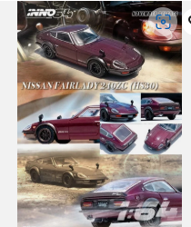 Inno64 1:64 Nissan Fairlady 240ZG (HS30) - Maroon