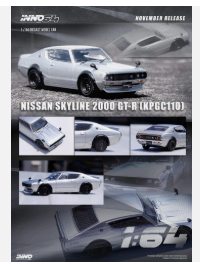 Inno64 1:64 Nissan Skyline 2000 GT-R KPCG110 - Silver