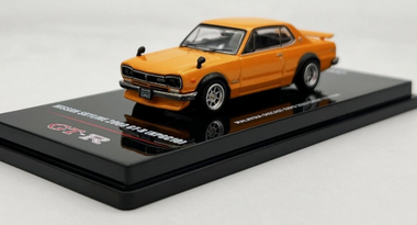 INNO64 1:64 Nissan Skyline 2000 GT-R KPGC10 (Orange) Malaysia EXPO 2023