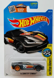 HOT WHEELS '14 CORVETTE STINGRAY SUPER TREASURE HUNT