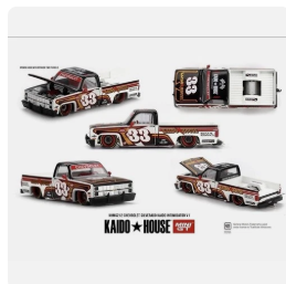 Kaido House 1:64 Chevrolet Silverado Kaido Intimidator V1 Diecast Truck KHMG212