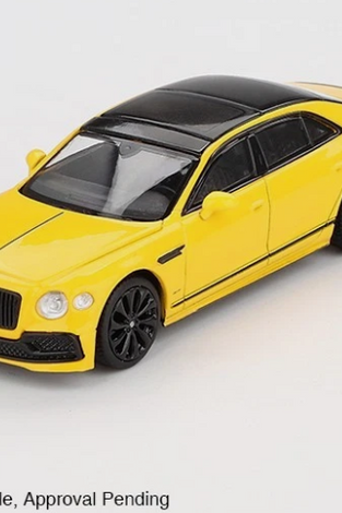 Mini GT 1:64 Bentley Flying Spur Monaco Yellow #955