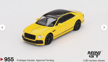 Mini GT 1:64 Bentley Flying Spur Monaco Yellow #955