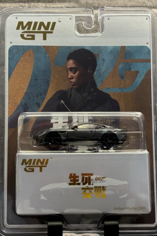 MINI GT #904 ASTON MARTIN DBS "NO TIME TO DIE" ENGLISH 007TC CHARCOAL