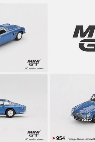 Mini GT 1:64 Aston Martin DB5 – Sierra Blue Diecast Model MGT00954