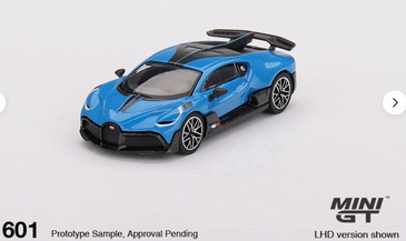 Mini GT 1:64 Bugatti Divo – Blue Bugatti #601