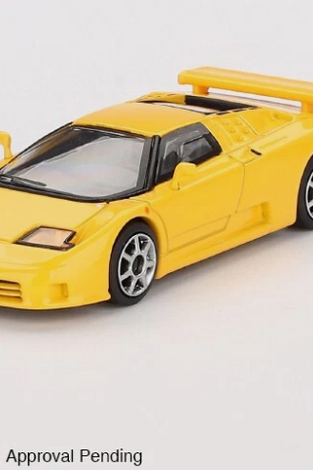 Mini GT 1:64 Bugatti EB110 Super Sport Giallo Bugatti Yellow #866