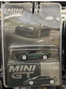 Mini GT 1:64 Bugatti EB110 GT Verde Scuro #968