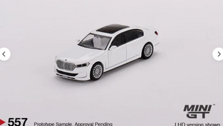 Mini GT 1:64 BMW Alpina B7 xDrive Alpine White #557