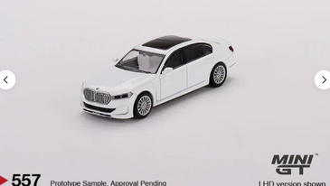 Mini GT 1:64 BMW Alpina B7 xDrive Alpine White #557
