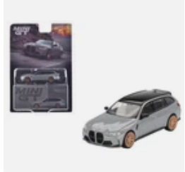 Mini GT 1:64 BMW M3 Competition Touring Brooklyn Grey #864