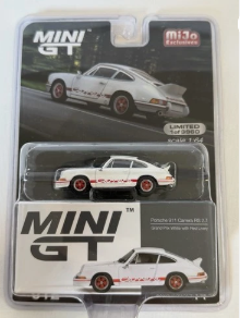 Mini Gt #612 Porsche 911 Carrera RS 2.7 White Red