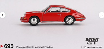Mini GT 1:64 Porsche 901 1963 Signal Red #695