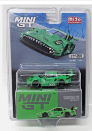 Mini GT #713 Porsche 911 GT3 R #80 Rexy AO Racing 2023 IMSA Sebring 12 Hrs GTD