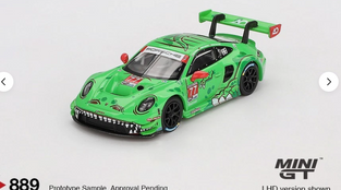 Mini GT 1:64 Porsche 911 GT3 R #77 AO Racing 2024 IMSA Daytona 24 Hrs #889