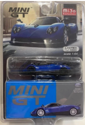 Mini GT Pagani Zonda F Blu Argentina #408
