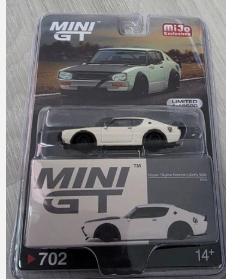 Mini GT 1/64 - #702 - Nissan Skyline Kenmeri Liberty Walk White