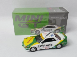 MINI GT #377 NISSAN SKYLINE GT-R Gr. A #2 1991 MACAU GP On Card