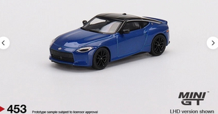Mini GT 1:64 Nissan Z Performance 2023 Seiran Blue #453