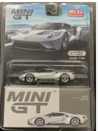 FORD GT INGOT SILVER #340 MIJO TSM MODEL MINI GT
