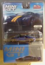 MINI GT #614 - SUNOCO BLUE - FORD GT - MIJO USA EXCLUSIVE