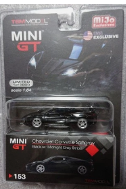 Mini GT MiJo USA Exclusive #153 Chevrolet Corvette Stingray Black