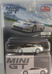 MINI GT #704 - GRIGIO CHIARO - BUGATTI EB110 GT - MIJO USA EXCLUSIVE