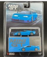 Mini GT Bugatti EB110 Super Sport Blue #890