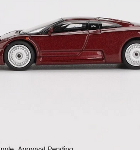 Mini GT 1:64 Bugatti EB110 GT Dark Red Metallic #806