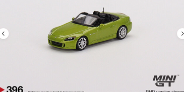 Mini GT 1:64 Honda S2000 (AP2) Lime Green Metallic #396