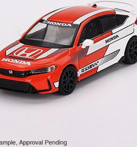 Mini GT 1:64 Honda Civic TYPE R 2023 Pace Car Red #686