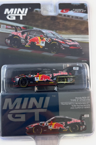 Mini GT 1:64 Honda NSX-GT Type S GT500 #16 “Red Bull MOTUL MUGEN NSX-GT” 848