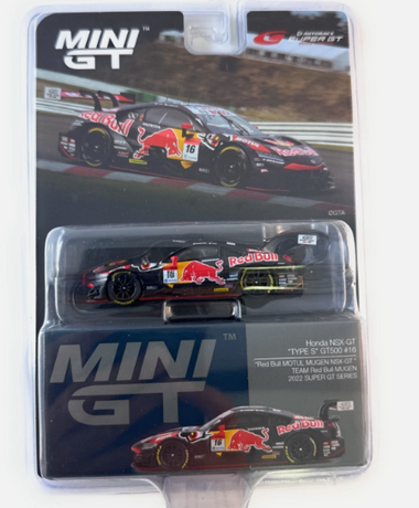 Mini GT 1:64 Honda NSX-GT Type S GT500 #16 “Red Bull MOTUL MUGEN NSX-GT” 848