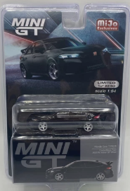 MINI GT #585 2023 HONDA CICIC TYPE R CRYSTAL BLACK PEARL W/ADVAN GT WHEEL