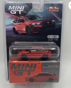 2023 Mini GT RED HONDA CIVIC TYPE R Mijo Exclusive #546 1 of 2400 Rallye Red