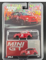 Mini GT LB-WORKS x Abas Works ABARTH 595 Red #963