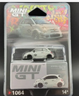 Mini GT Abarth 595 LB-WORKS x Abas Works Fighters – Matte Grey #1064