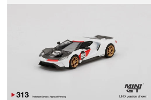 Mini GT Ford GT Heritage 2021 Edition #98 White #313