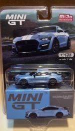 MINI GT MIJO EXCLUSIVES FORD MUSTANG SHELBY GT500 HERITAGE EDITION BLUE