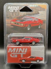 Mini GT Ford Mustang Mach 1 1971 Race Red #1122