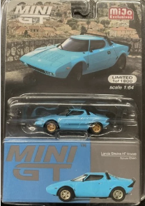 Mini GT Lancia Stratos HF Stradale Azzuro Chiaro #624